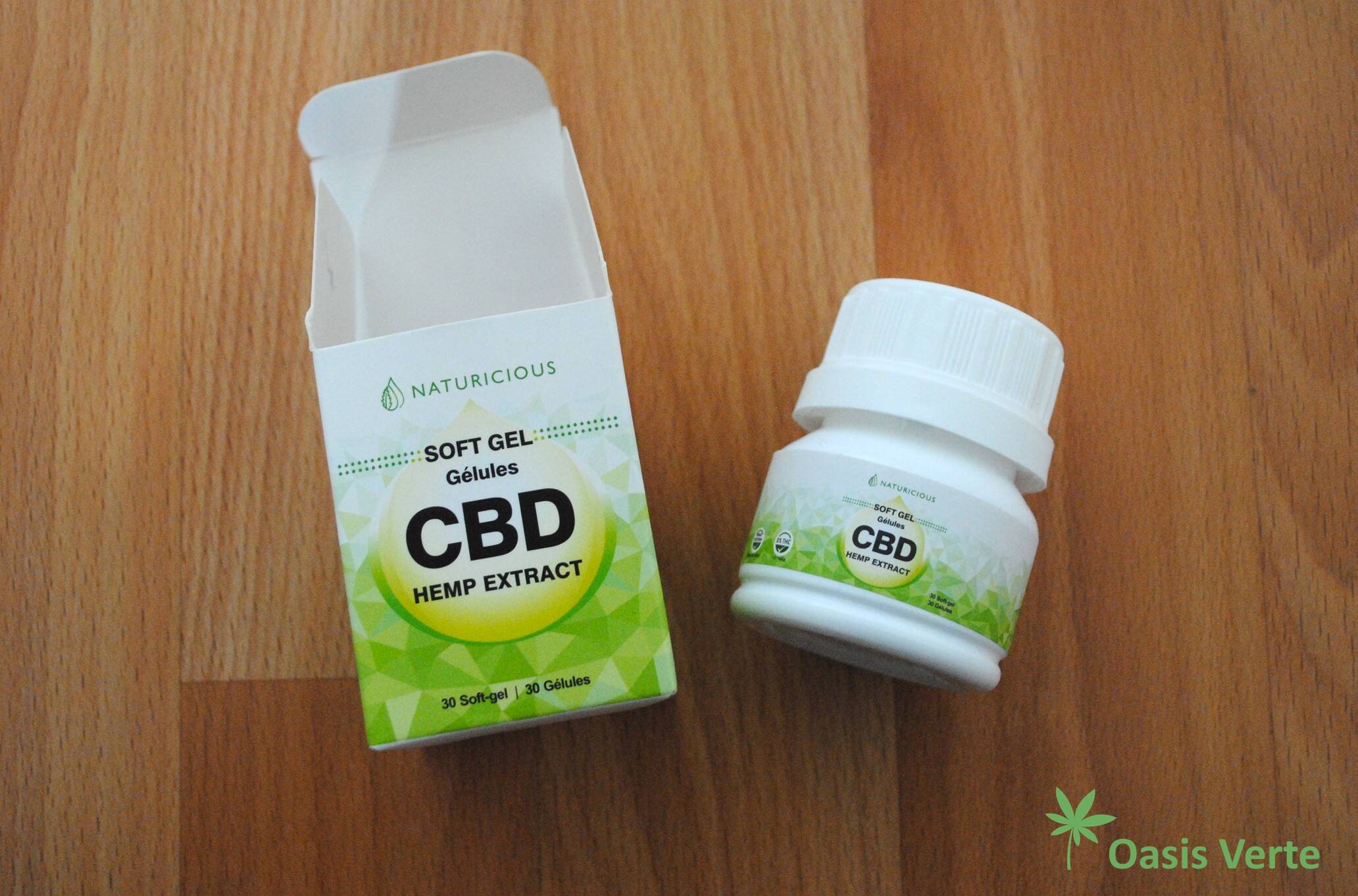 test gelule cbd naturicious